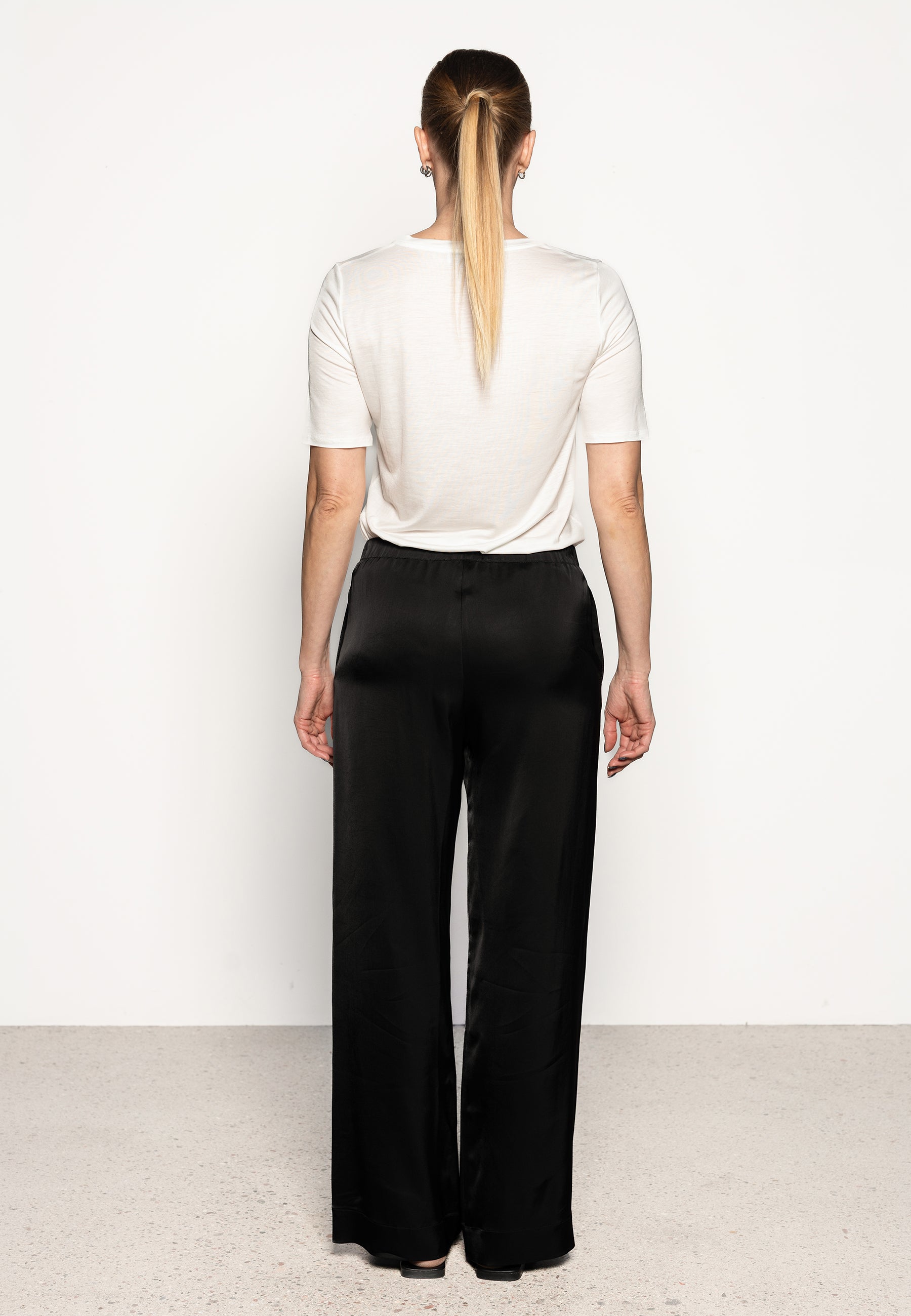 SATIN TROUSERS