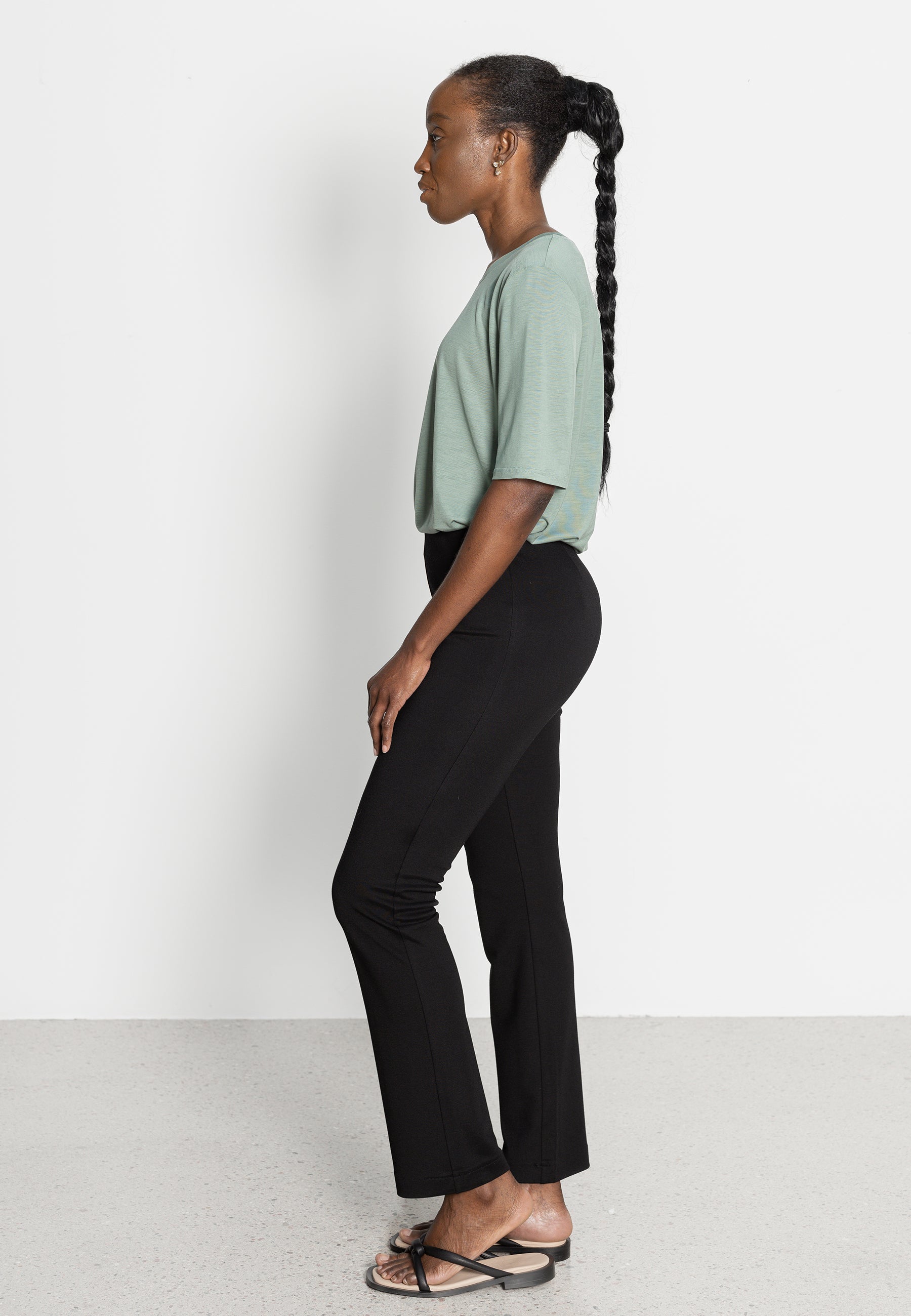 STRAIGHT LEG TROUSERS