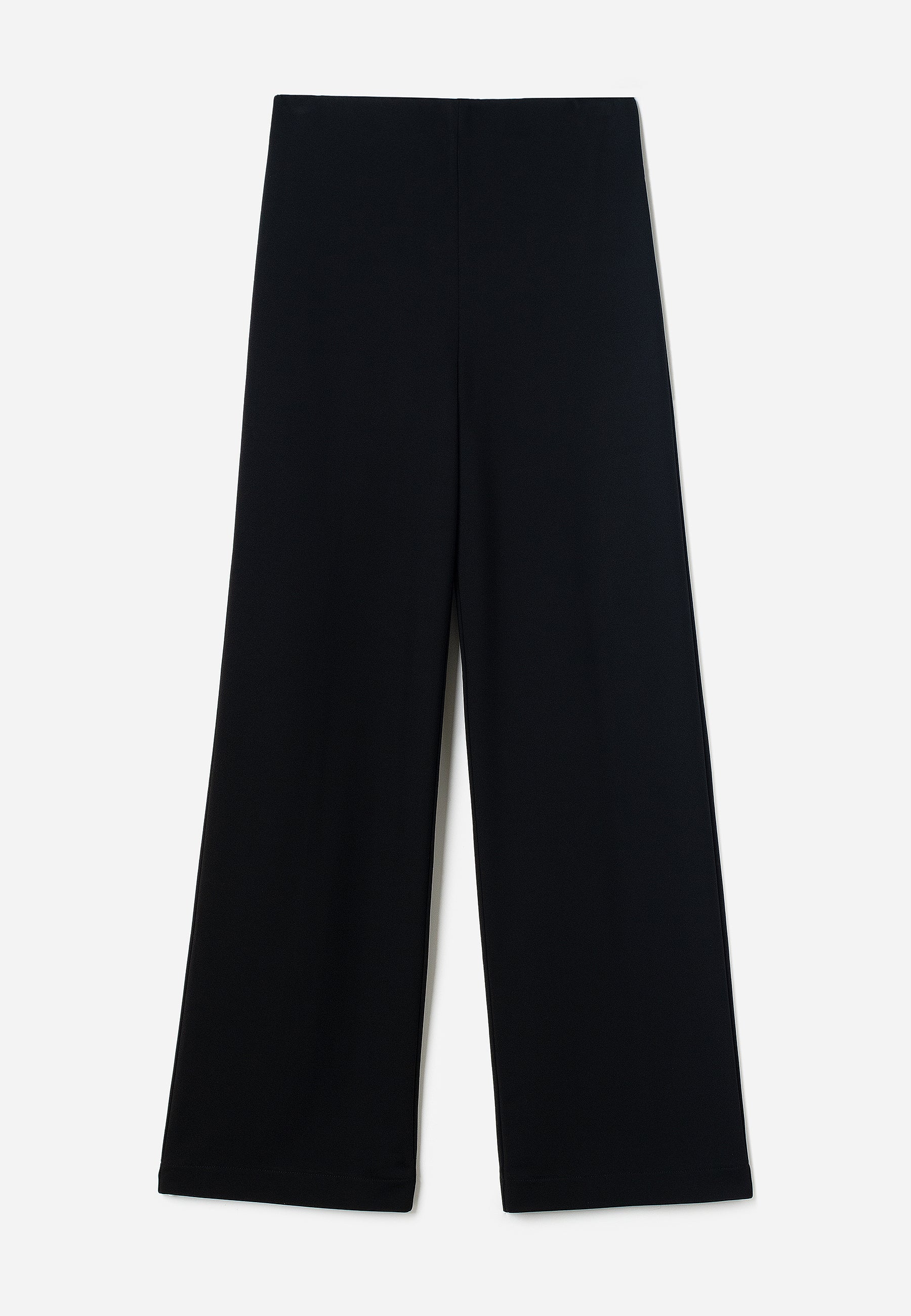 WIDE JERSEY TROUSERS