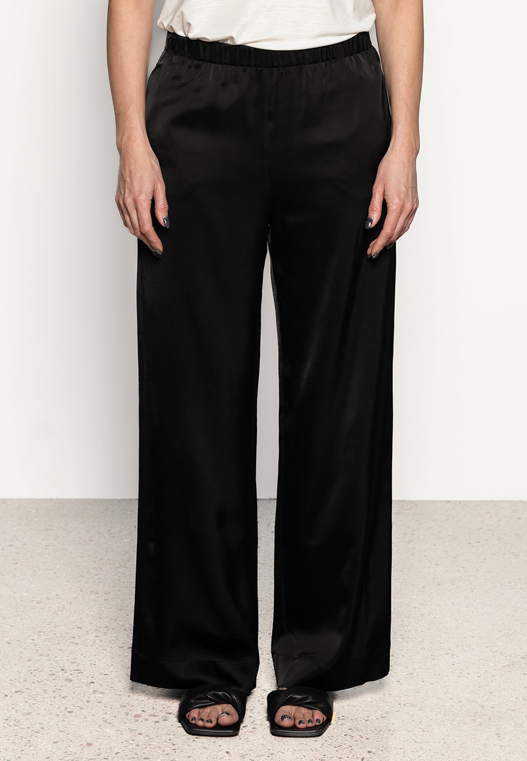 SATIN TROUSERS